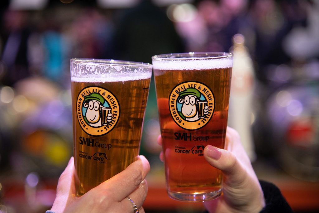rotherham beer festival glasses
